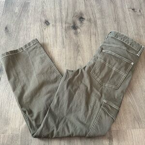 H&M Women’s Olive Green 6 Pockets Cargo Pants Size 10